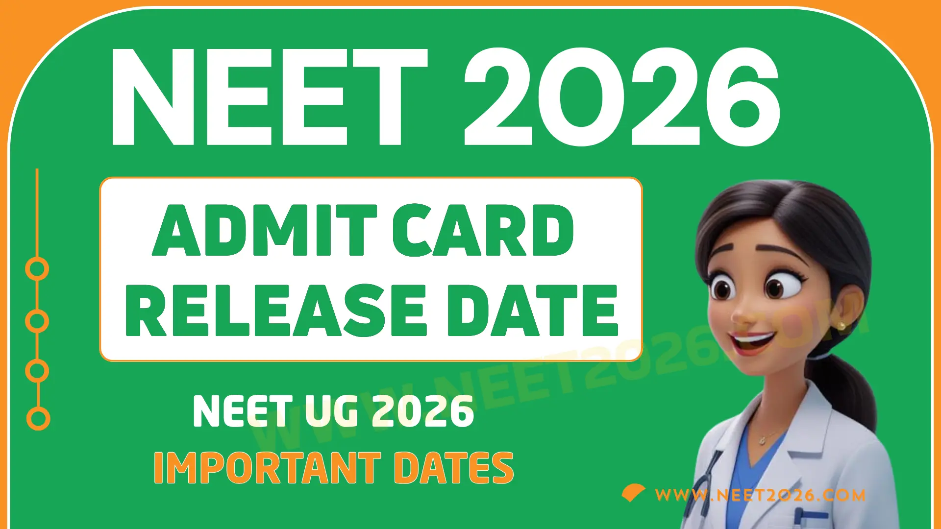 NEET 2026 Admit Card Release Date NEET 2026 Admit Card Release Date