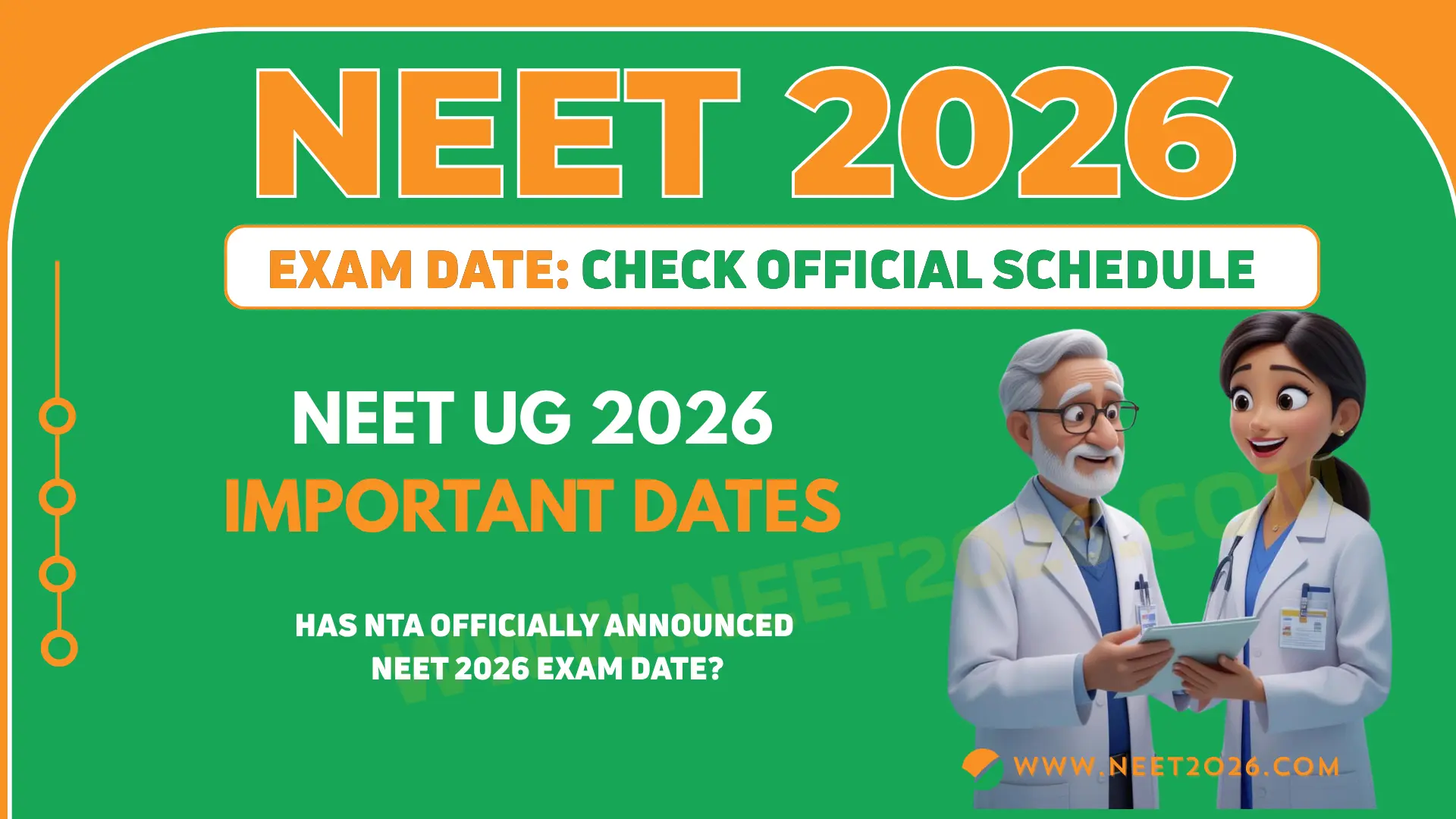 NEET 2026 Exam Date