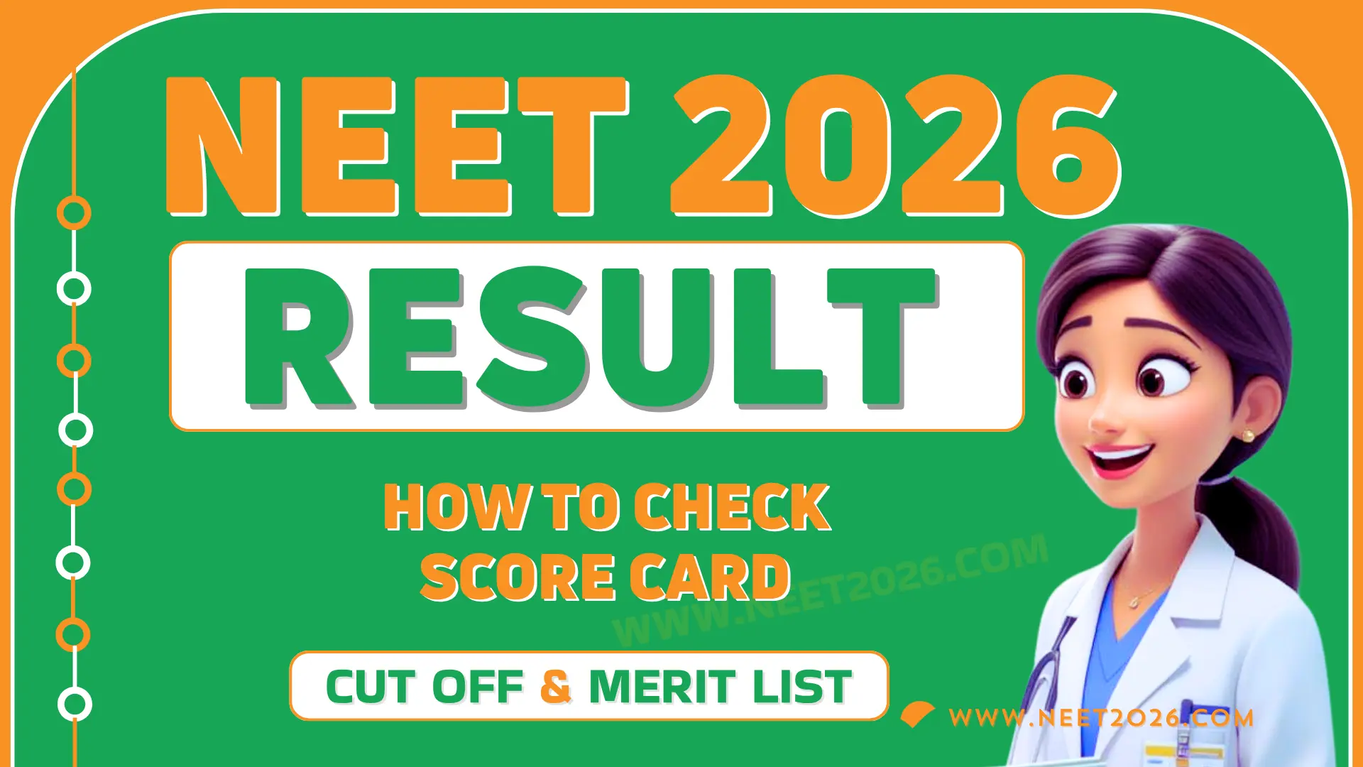 NEET UG 2026 Result How To Check Score Card, Cut Off & Merit List NEET UG 2026 Result How To Check Score Card, Cut Off & Merit List